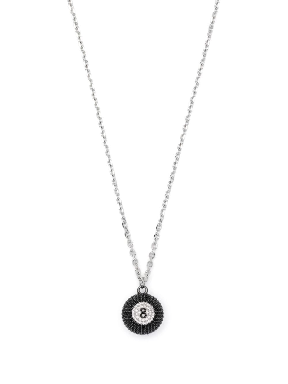 DARKAI Eight Ball pendant necklace - Silver von DARKAI