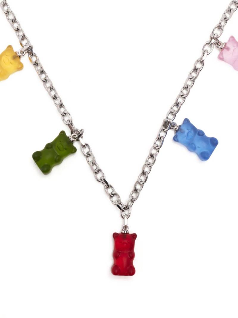 DARKAI gummy-bear pendants necklace - Silver von DARKAI