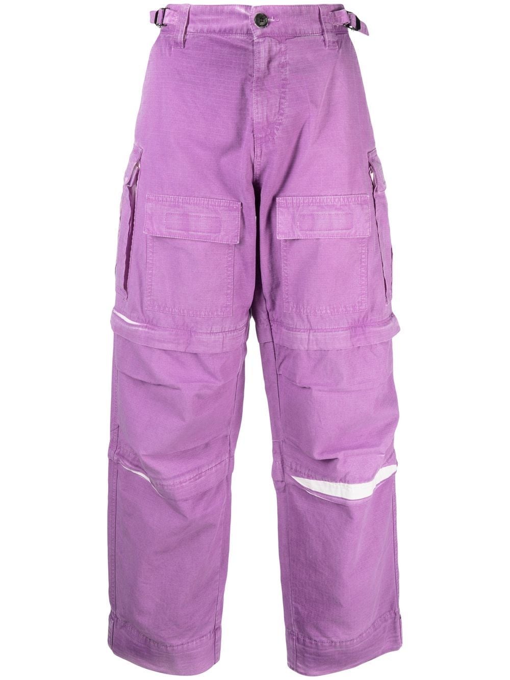 DARKPARK wide-leg cargo pants - Purple von DARKPARK