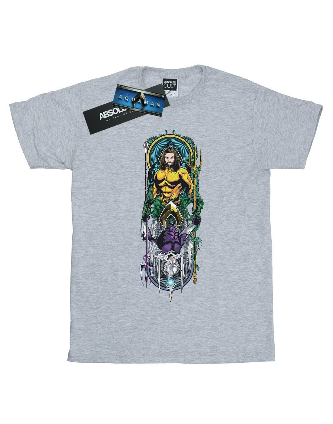 Aquaman Ocean Master Tshirt Damen Grau L von DC COMICS