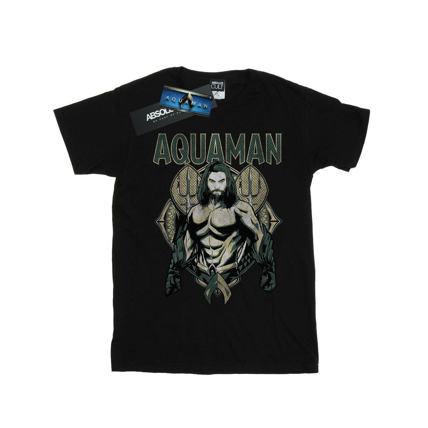 Aquaman Scales Tshirt Damen Schwarz 3XL von DC COMICS