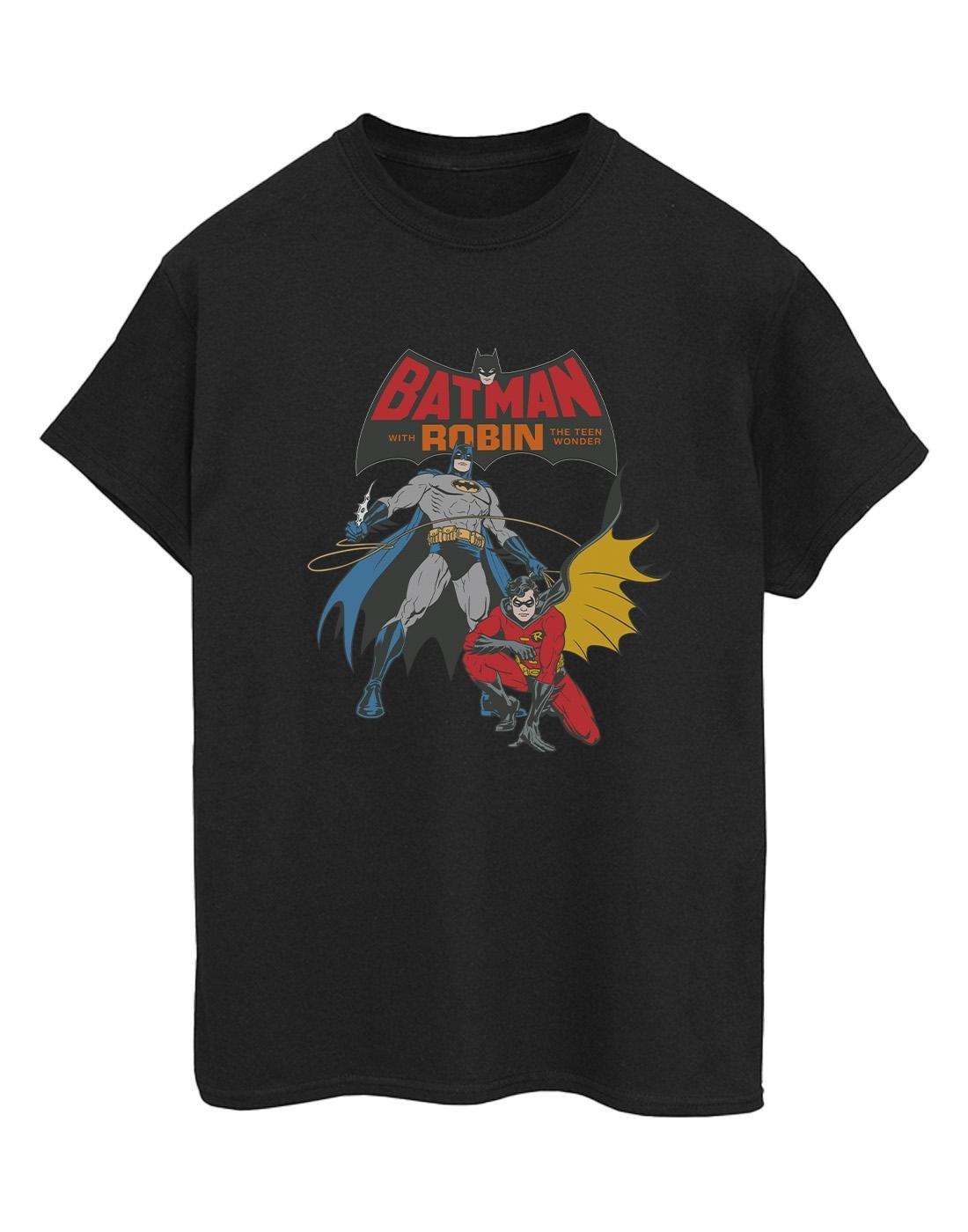 Batman And Robin Tshirt Damen Schwarz 3XL von DC COMICS