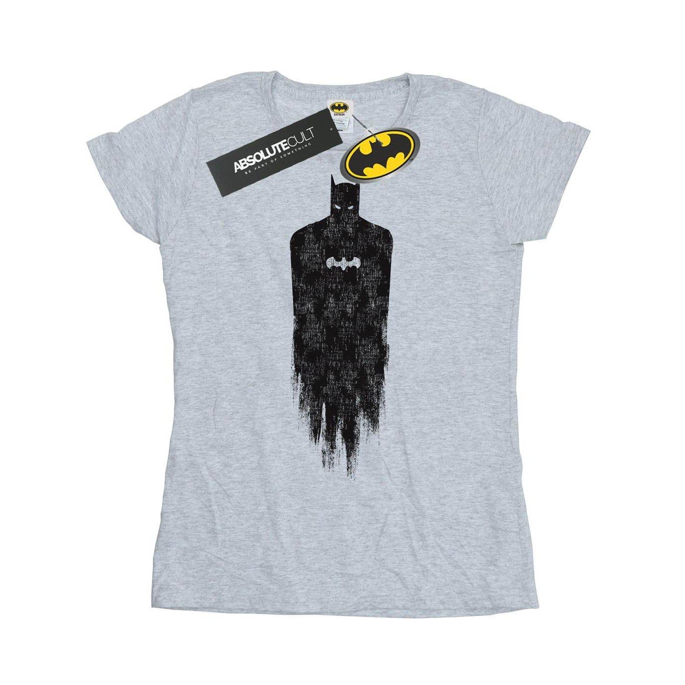 Batman Brushed Tshirt Damen Grau L von DC COMICS