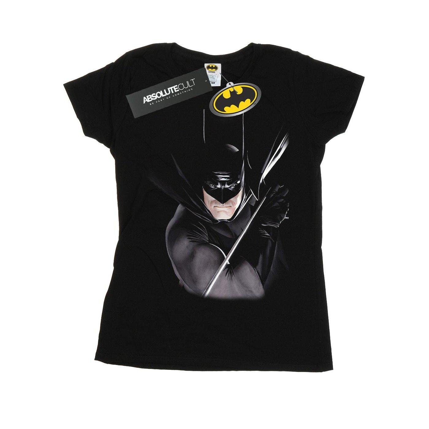 Batman By Alex Ross Tshirt Damen Schwarz XL von DC COMICS