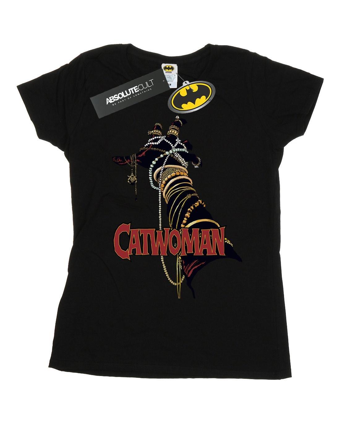 Batman Catwoman Friday Tshirt Damen Schwarz S von DC COMICS