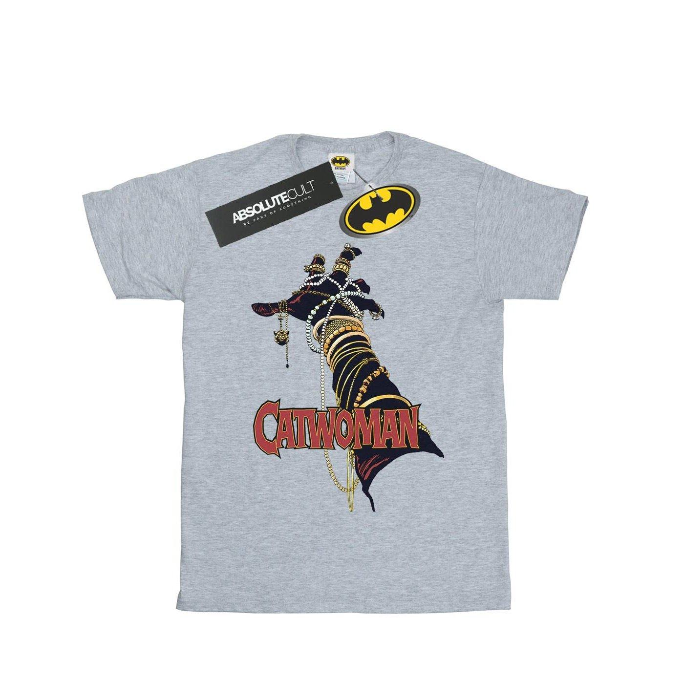Batman Catwoman Friday Tshirt Herren Grau S von DC COMICS