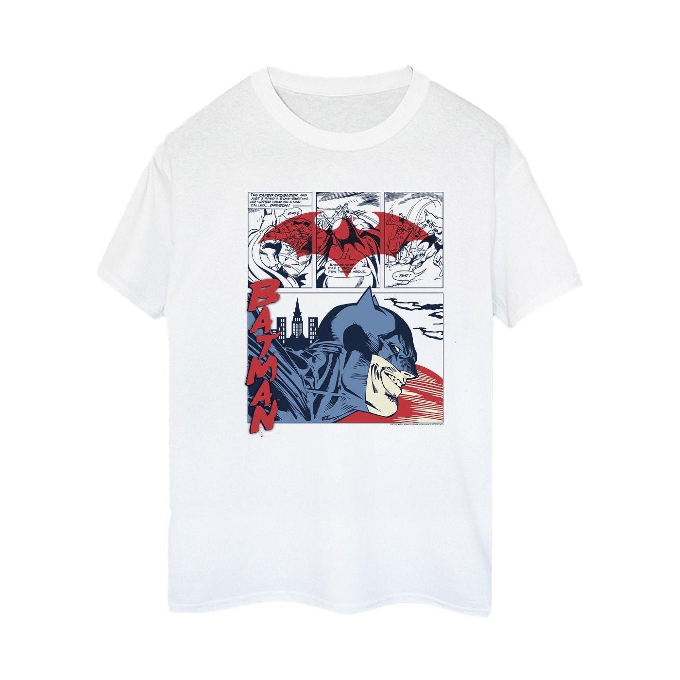 Batman Comic Strip Tshirt Damen Weiss 3XL von DC COMICS