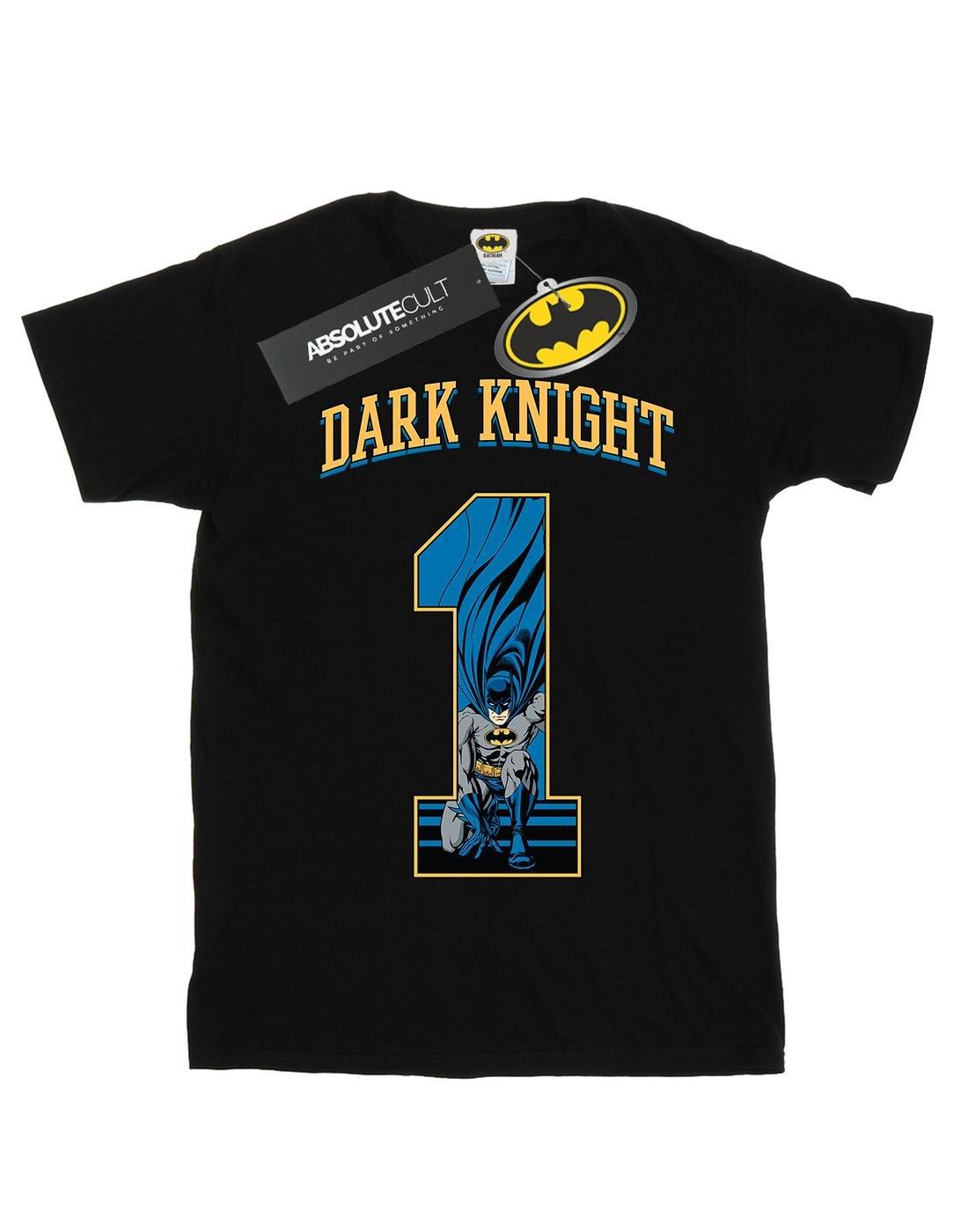 Batman Football Dark Knight Tshirt Herren Schwarz L von DC COMICS