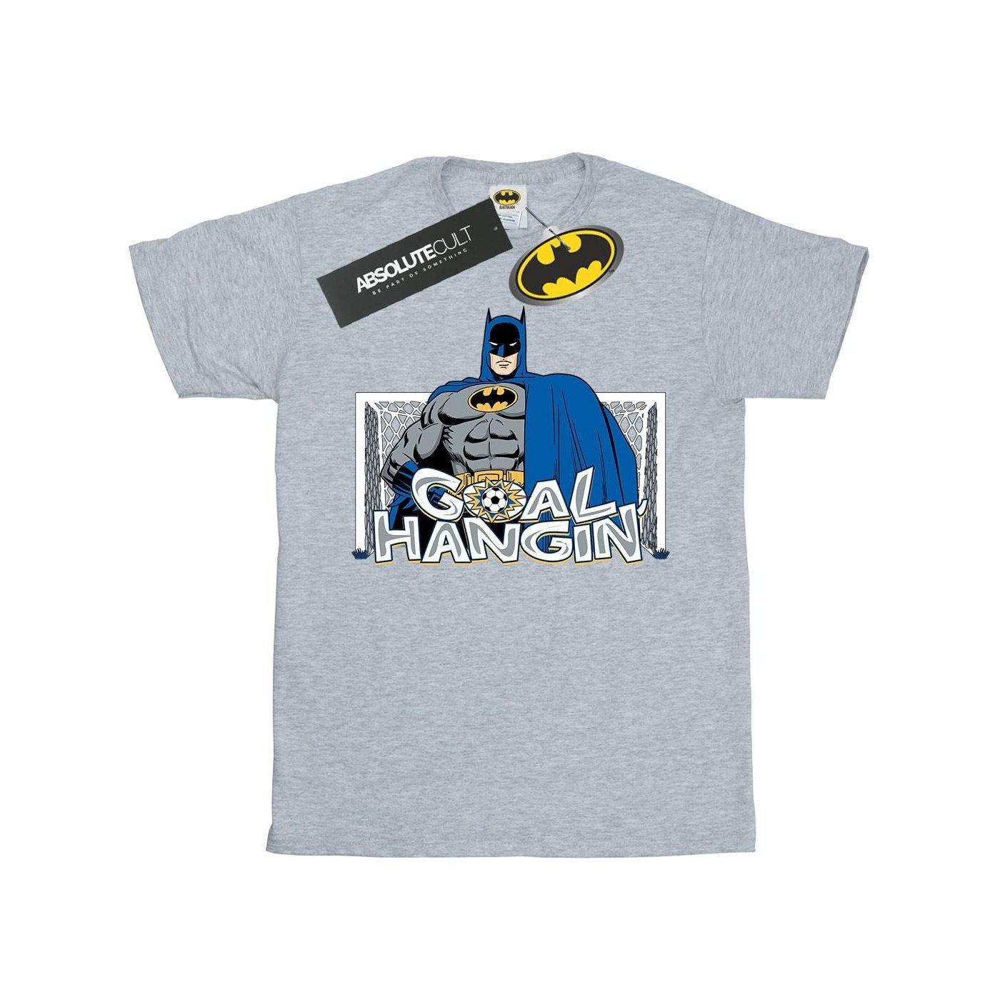 Batman Football Goal Hangin' Tshirt Herren Grau XL von DC COMICS