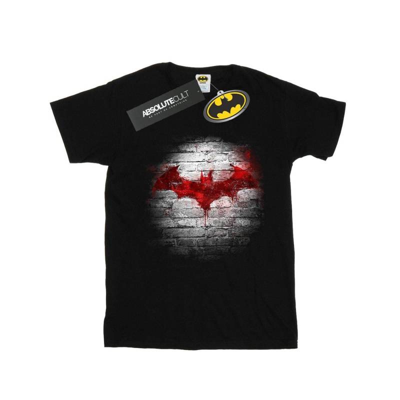 Batman Logo Wall Tshirt Damen Schwarz 3XL von DC COMICS