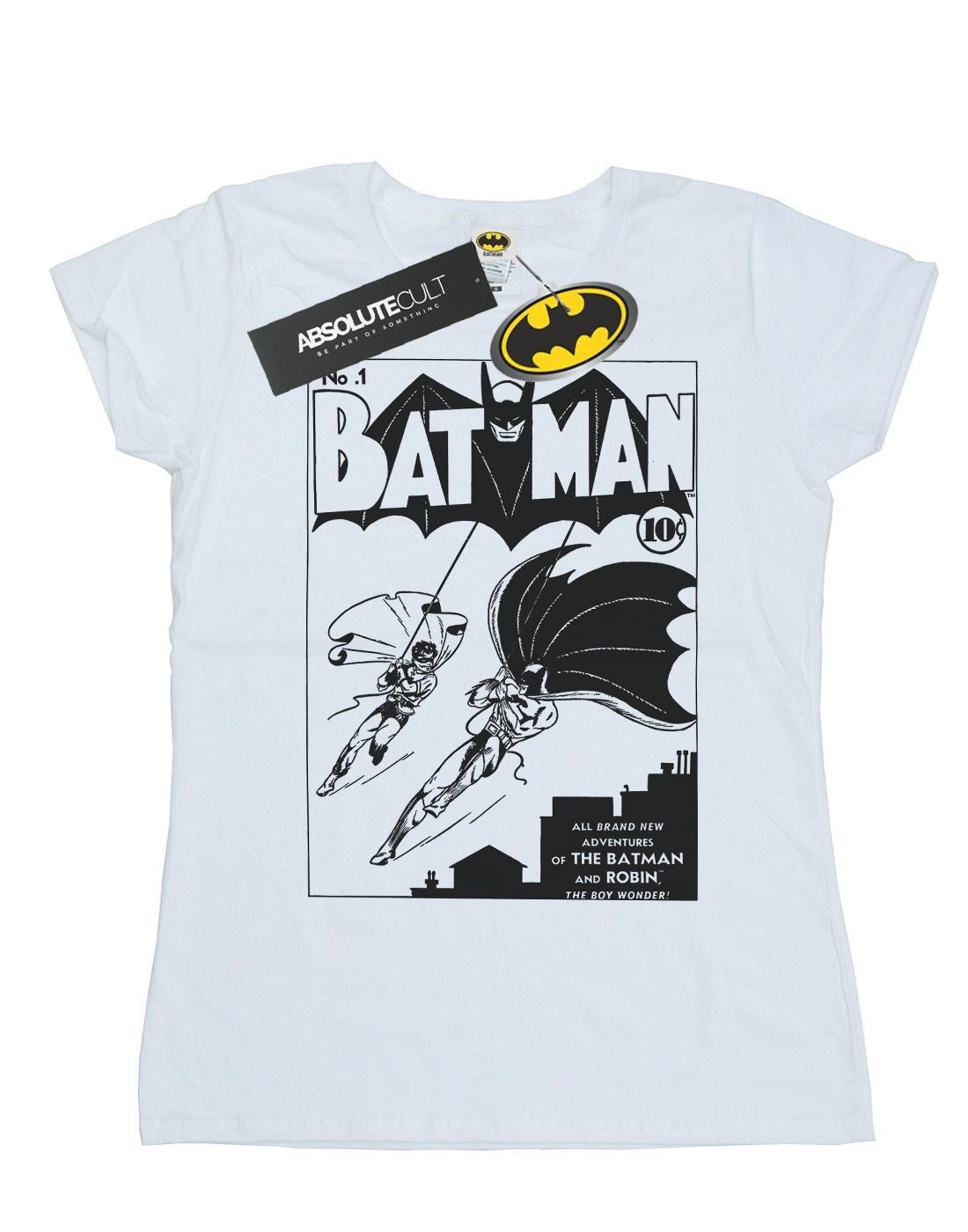 Batman No. 1 Mono Tshirt Damen Weiss S von DC COMICS