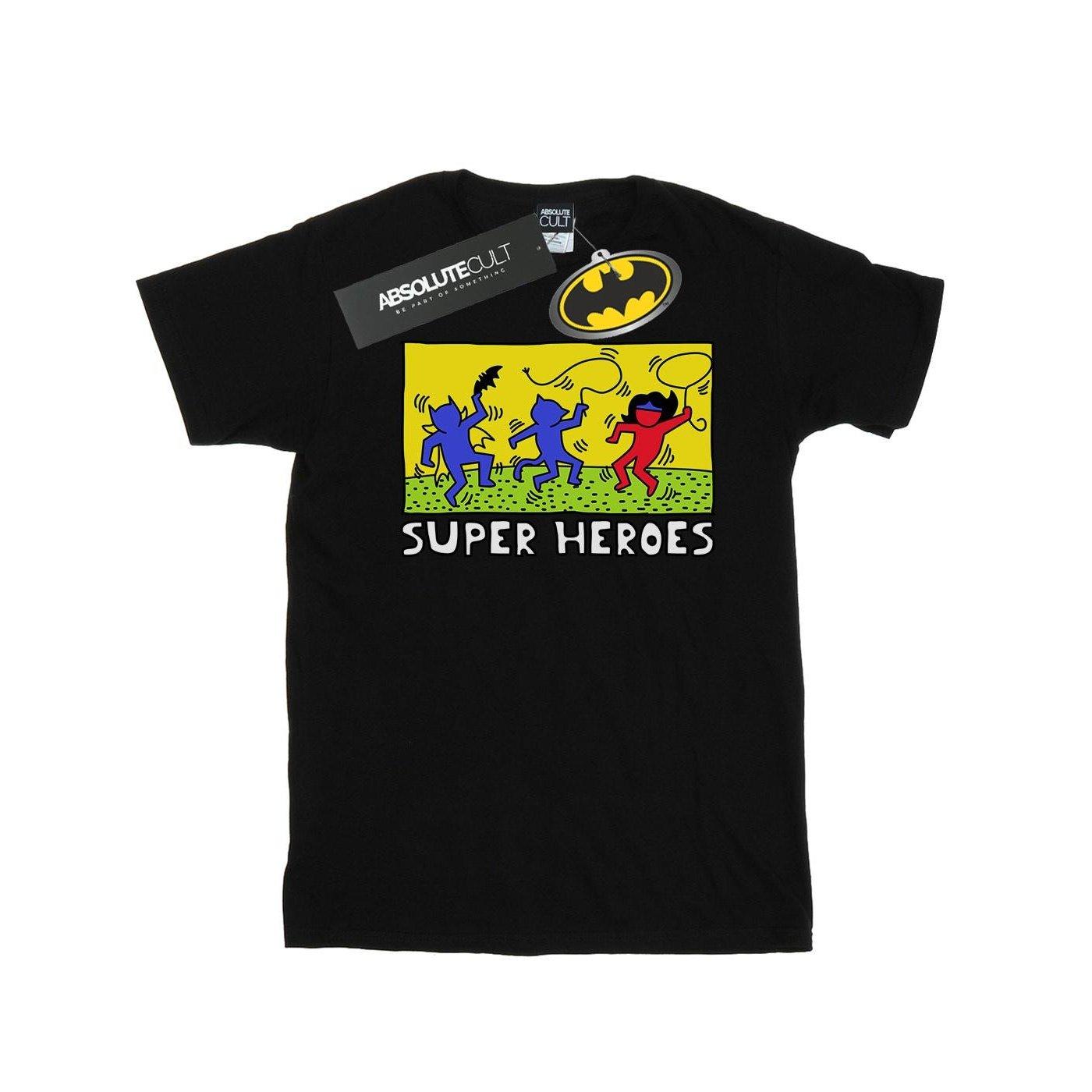 Batman Pop Art Tshirt Damen Schwarz M von DC COMICS
