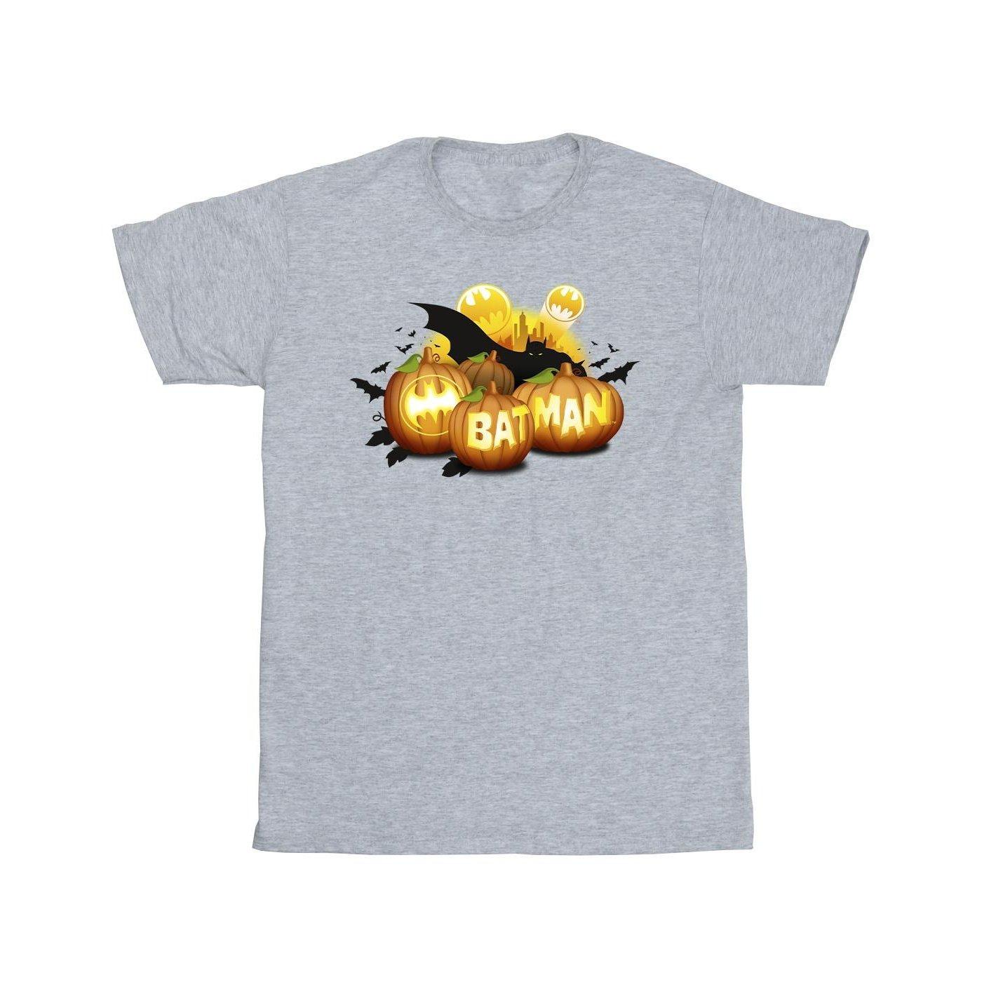 Batman Pumpkins Tshirt Mädchen Grau 152-158 von DC COMICS