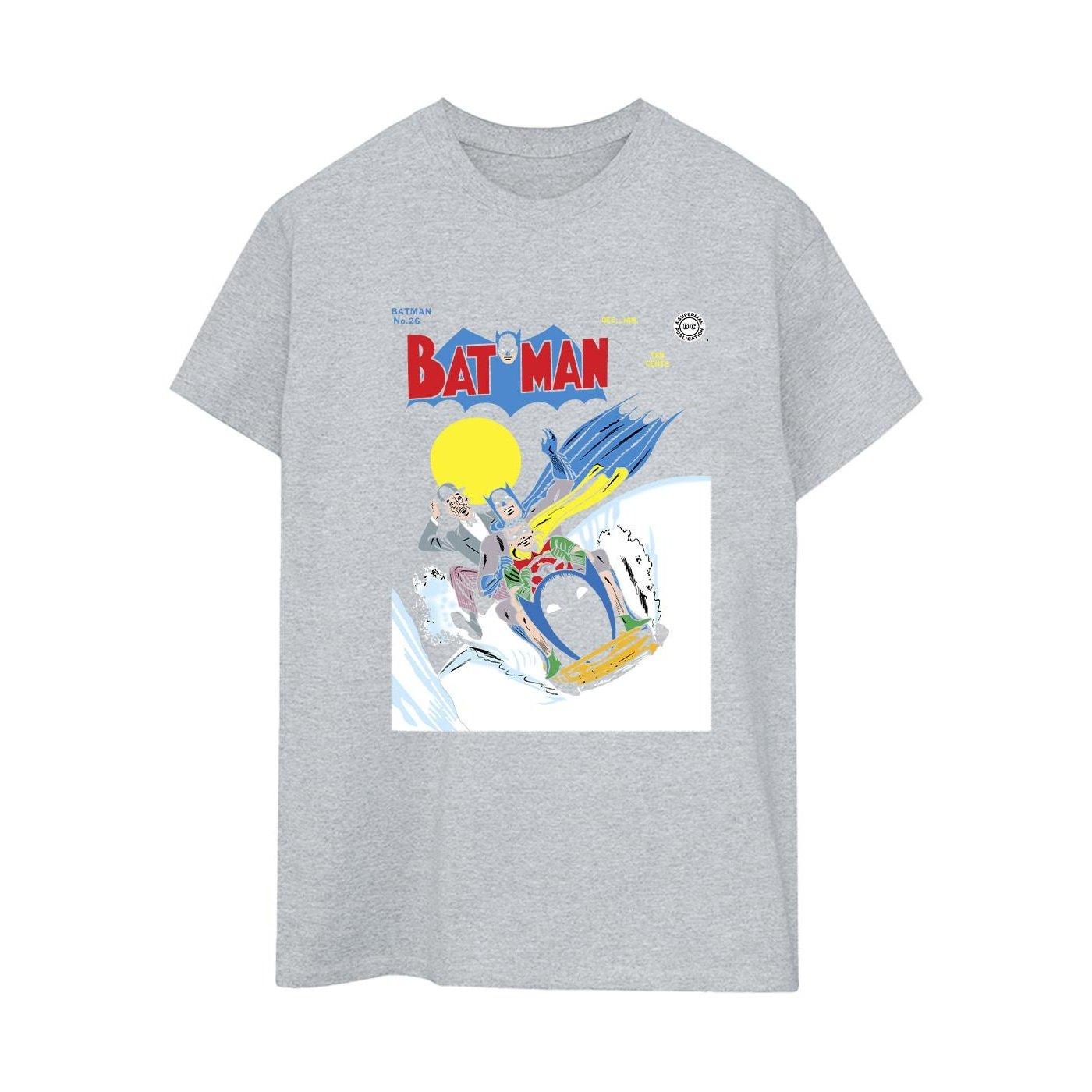 Batman Snow Mobile Tshirt Damen Grau XXL von DC COMICS