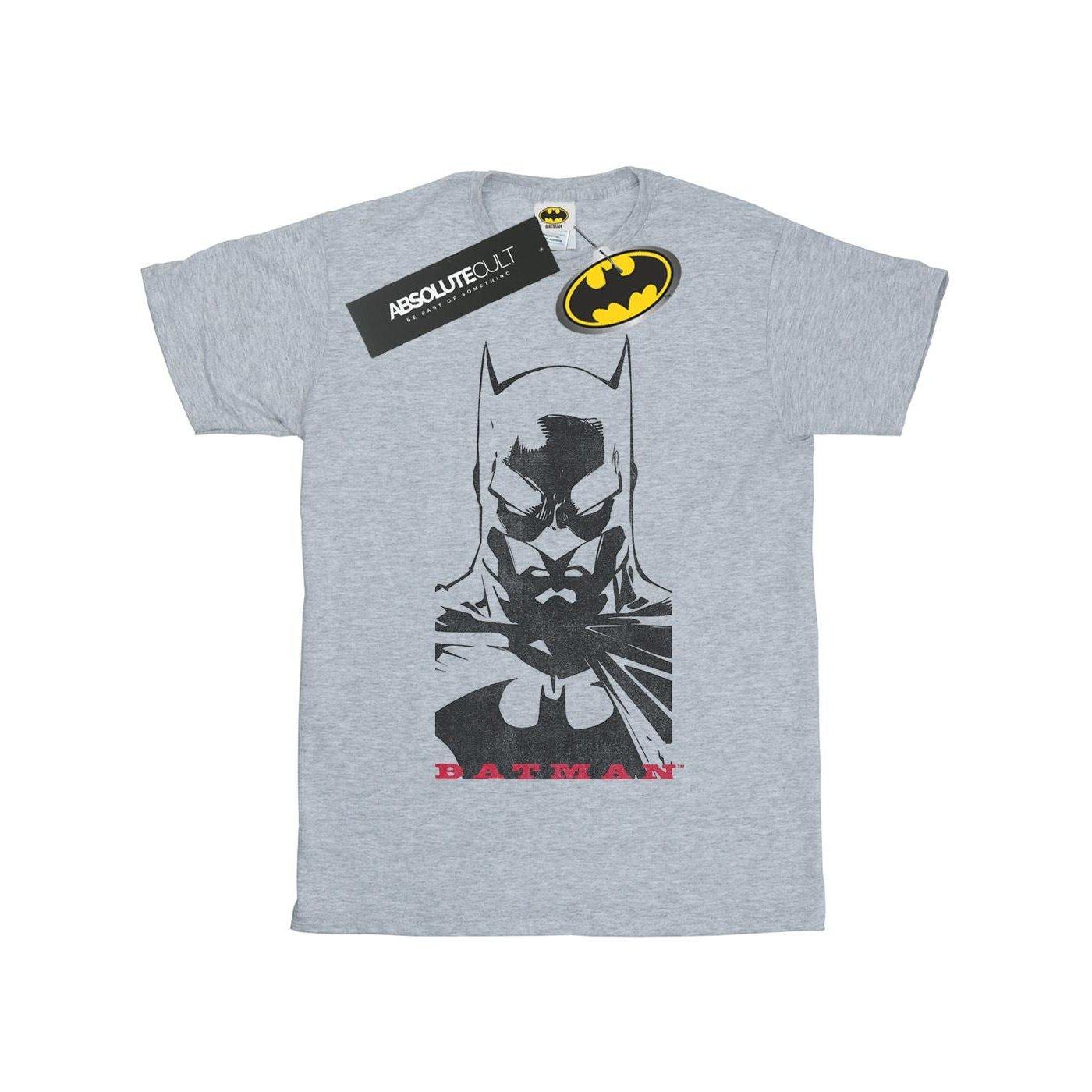 Batman Solid Stare Tshirt Damen Grau S von DC COMICS