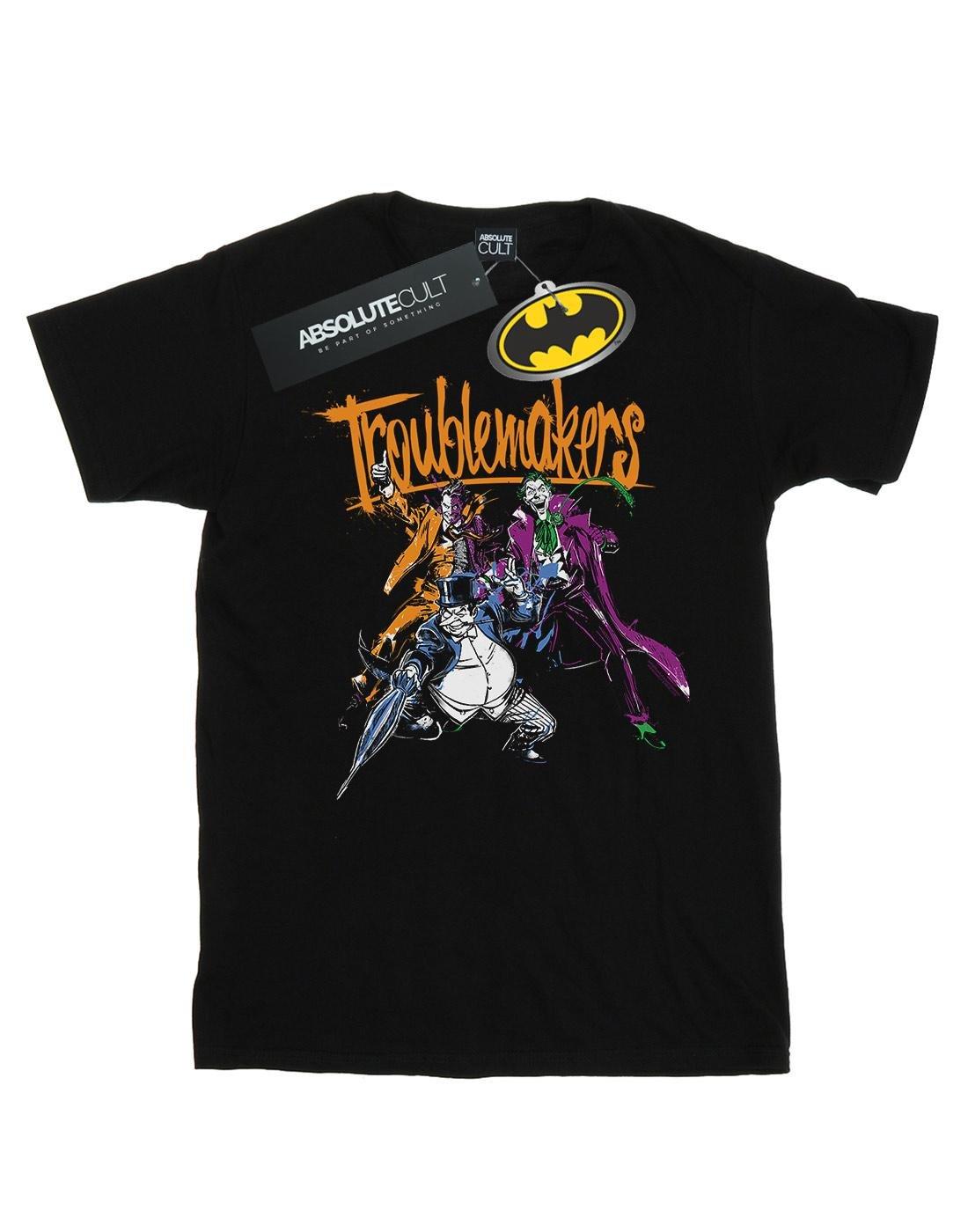 Batman Troublemakers Tshirt Damen Schwarz L von DC COMICS