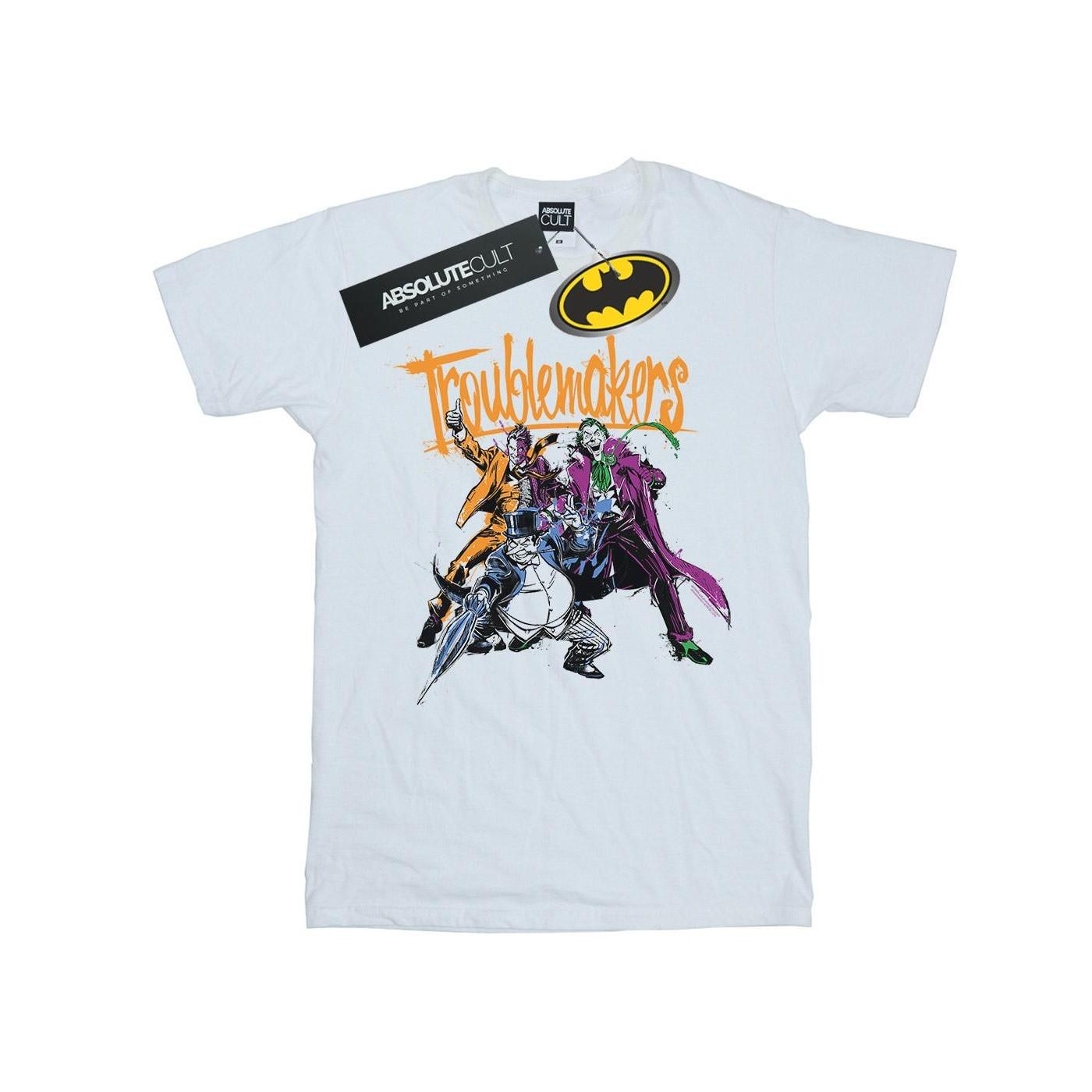 Batman Troublemakers Tshirt Damen Weiss 3XL von DC COMICS