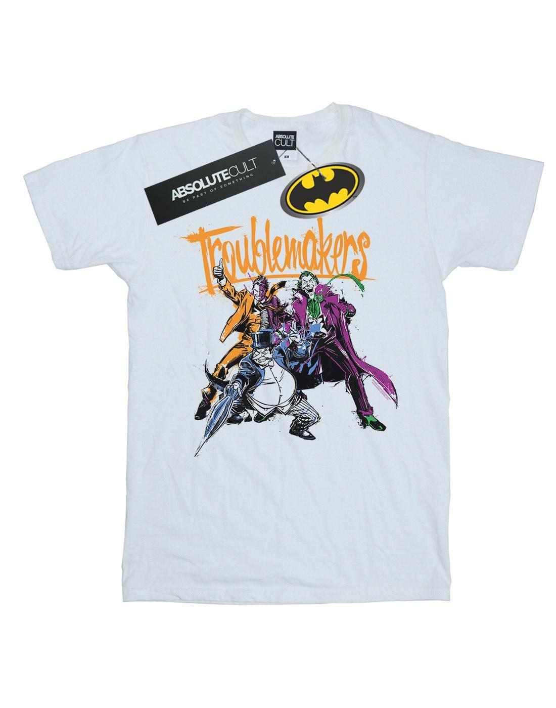Batman Troublemakers Tshirt Damen Weiss 4XL von DC COMICS