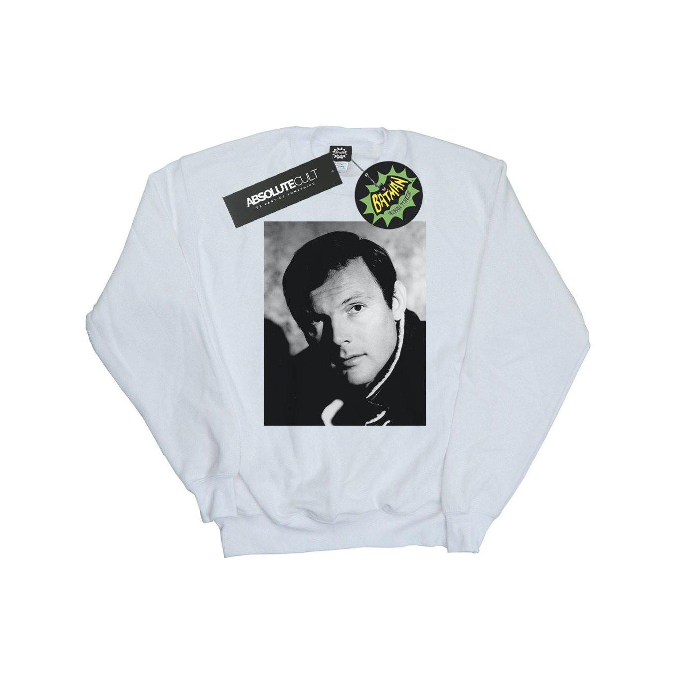 Batman Tv Series Adam West Photograph Sweatshirt Jungen Weiss 152-158 von DC COMICS