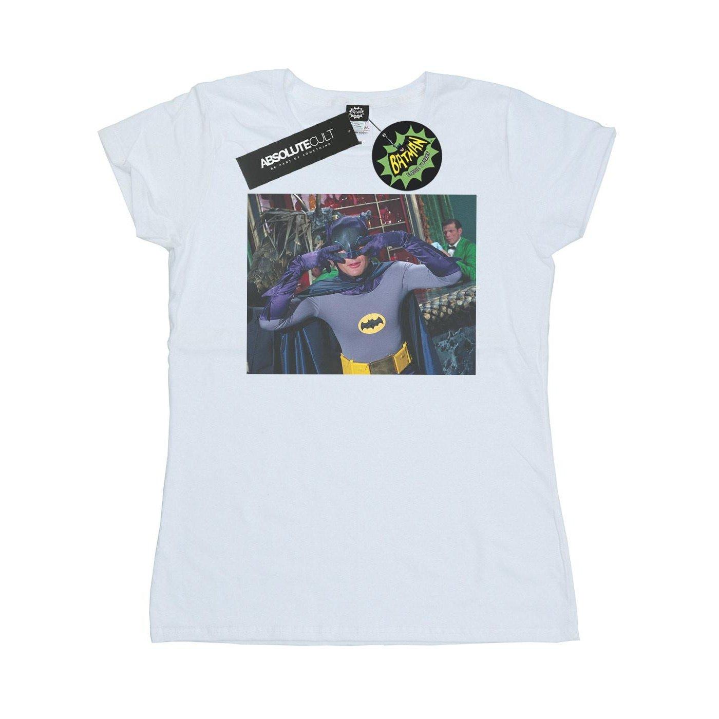 Batman Tv Series Batdance Photo Tshirt Damen Weiss XXL von DC COMICS