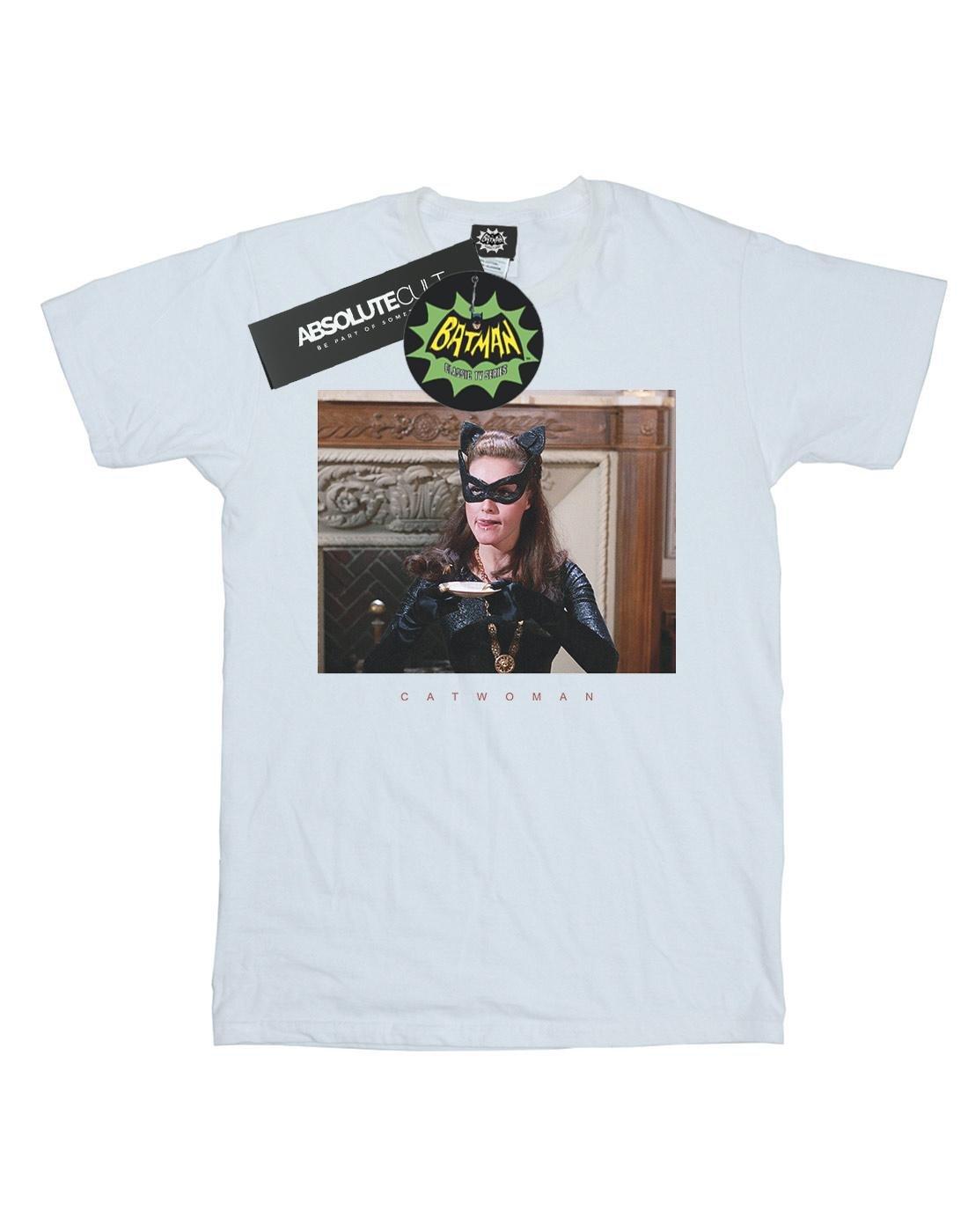 Batman Tv Series Catwoman Photo Tshirt Jungen Weiss 116 von DC COMICS