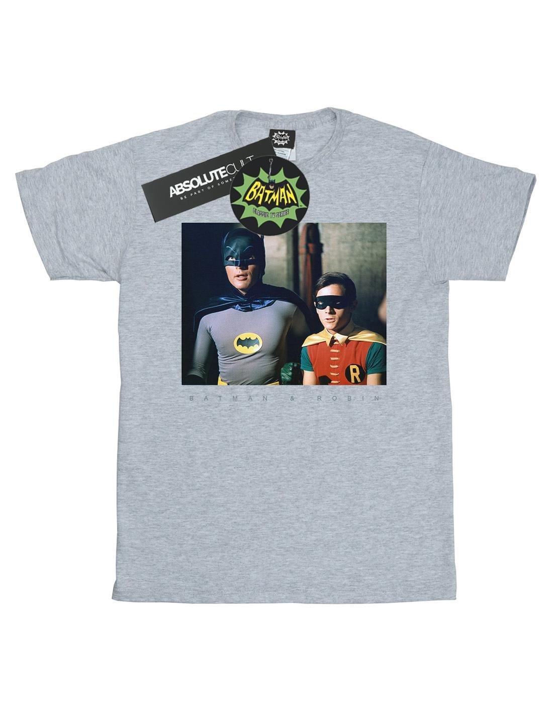 Batman Tv Series Dynamic Duo Photograph Tshirt Damen Grau 3XL von DC COMICS