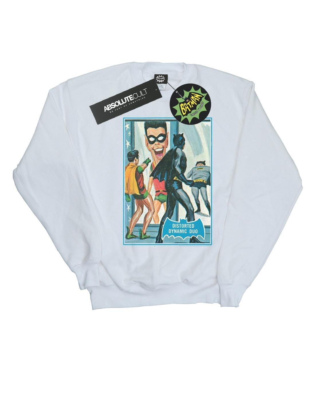 Batman Tv Series Dynamic Duo Sweatshirt Herren Weiss 4XL von DC COMICS