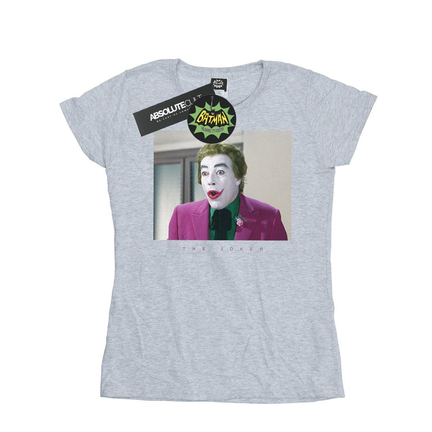 Batman Tv Series Joker Photograph Tshirt Damen Grau XXL von DC COMICS