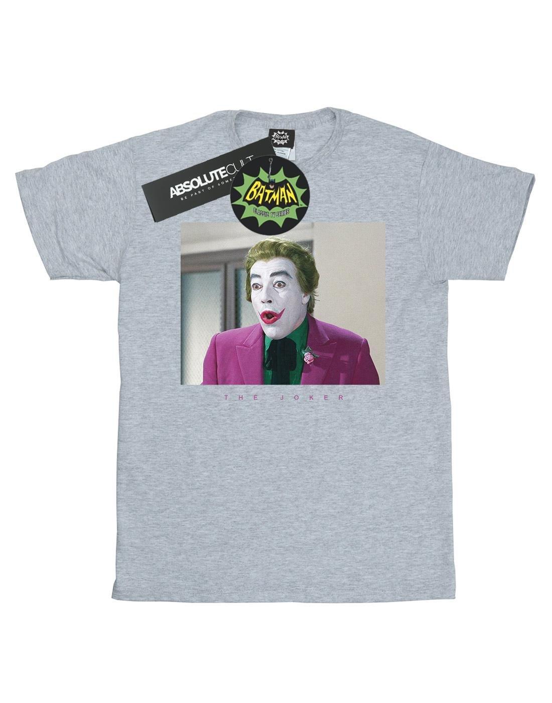 Batman Tv Series Joker Photograph Tshirt Jungen Grau 116 von DC COMICS