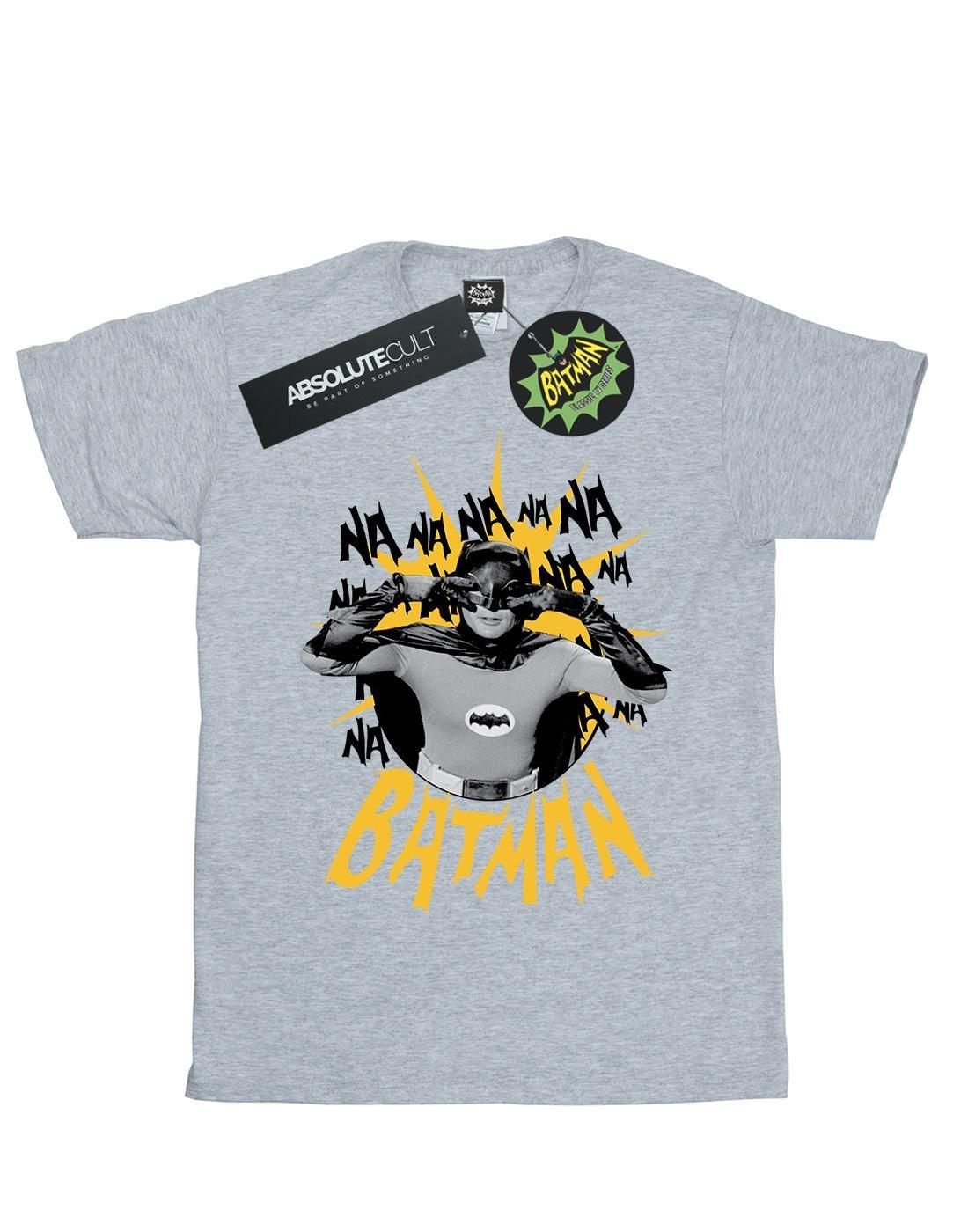 Batman Tv Series Nananana Tshirt Mädchen Grau 128 von DC COMICS