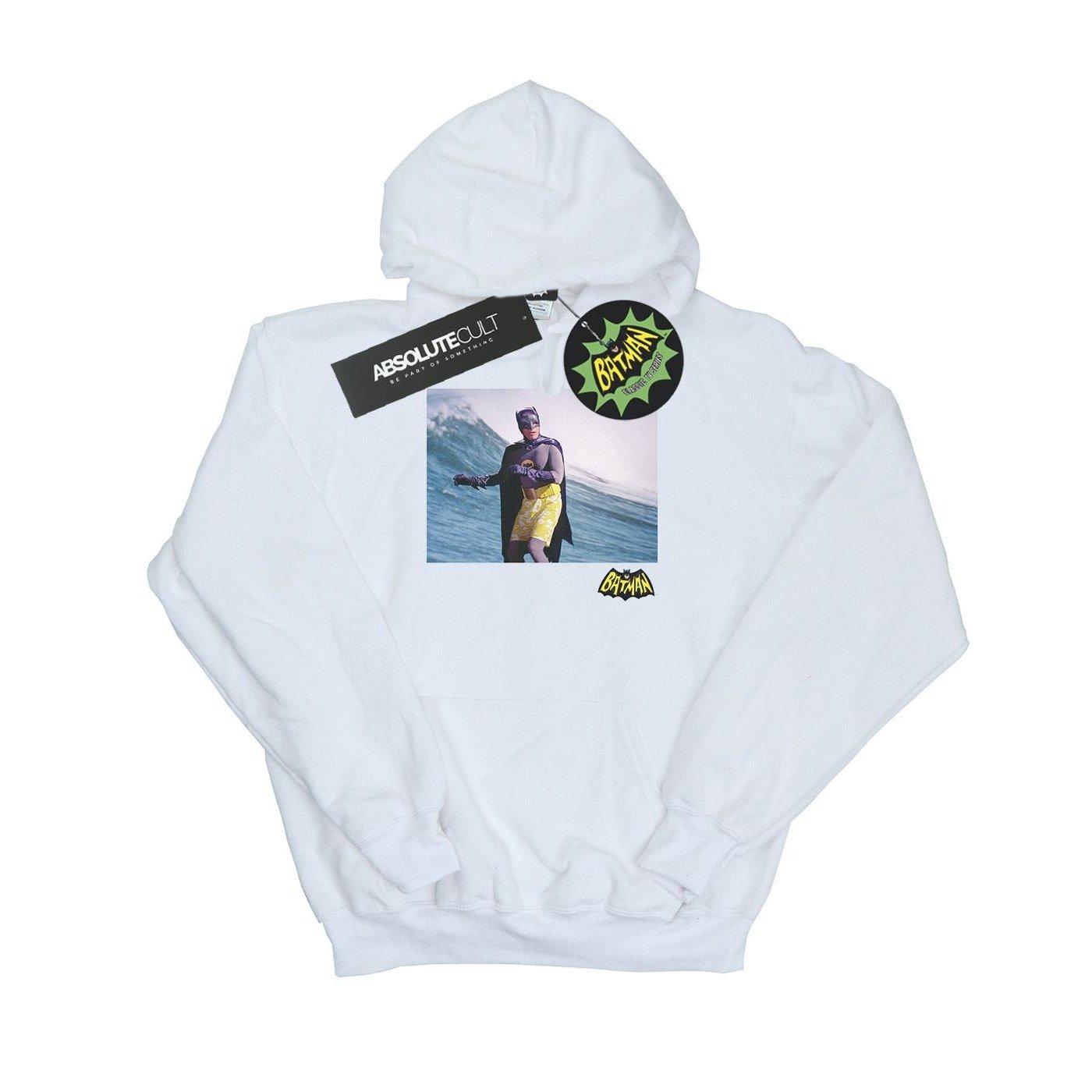 Batman Tv Series Surfing Logo Kapuzenpullover Mädchen Weiss 152-158