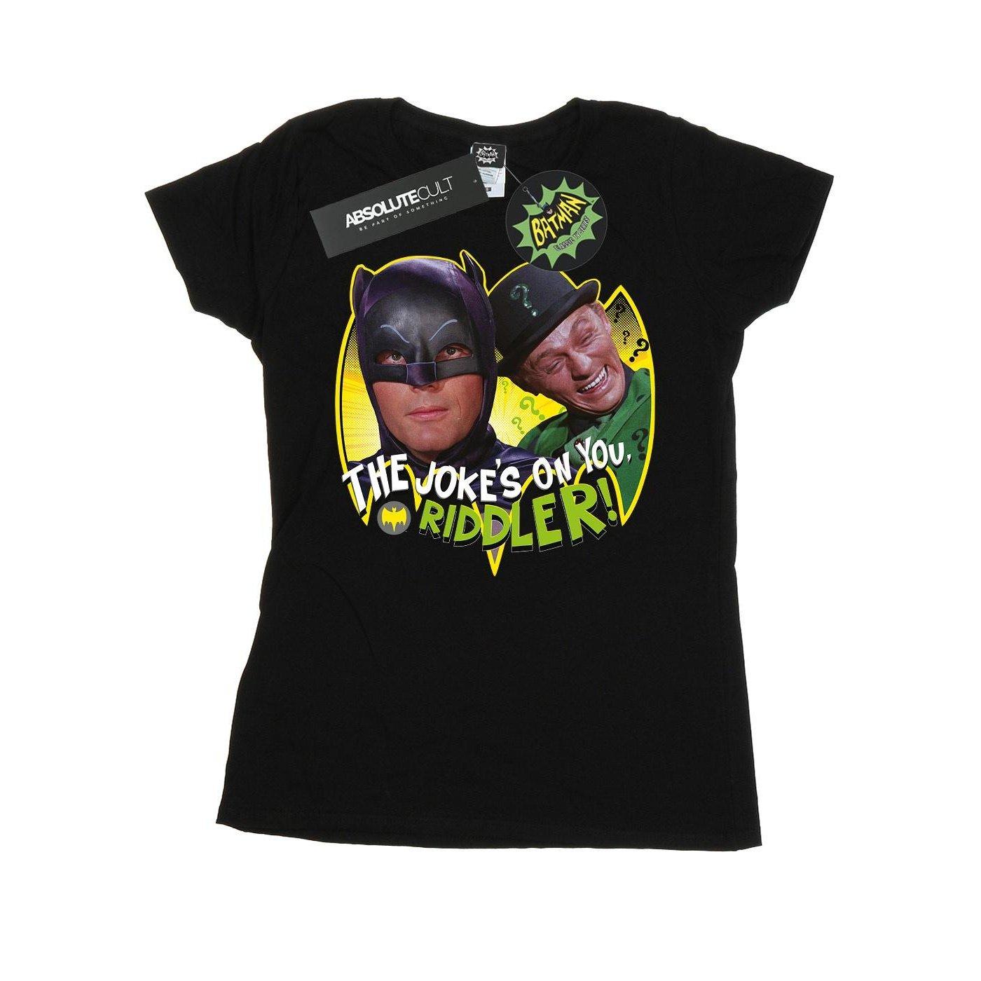 Batman Tv Series The Riddler Joke Tshirt Damen Schwarz XXL von DC COMICS