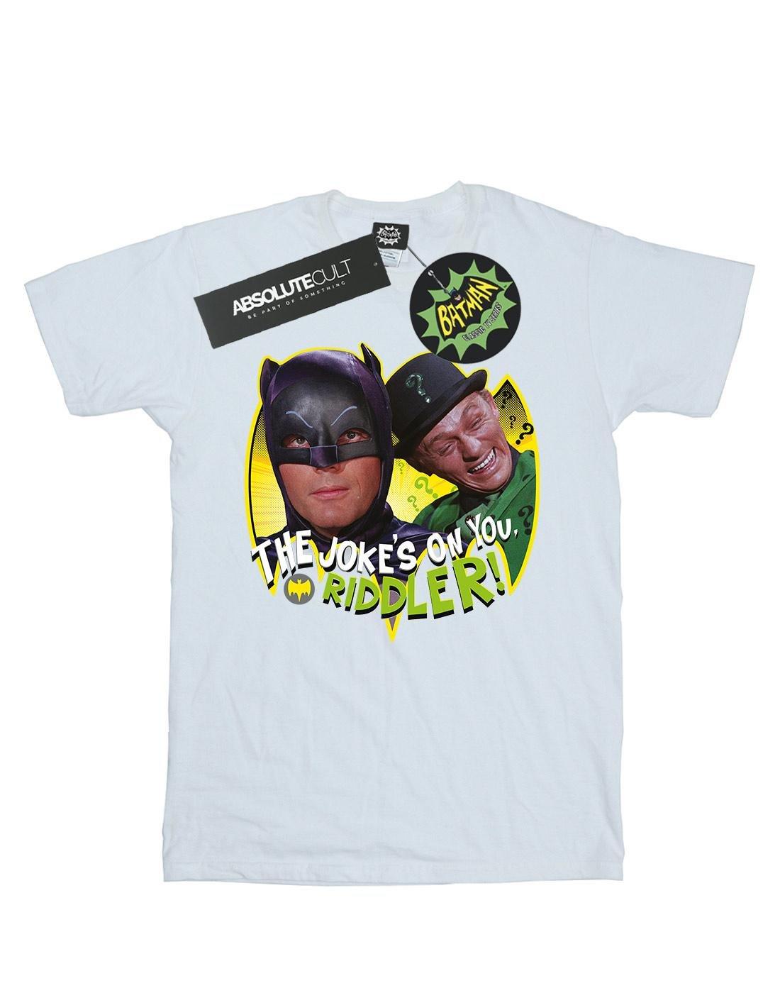 Batman Tv Series The Riddler Joke Tshirt Damen Weiss 3XL von DC COMICS