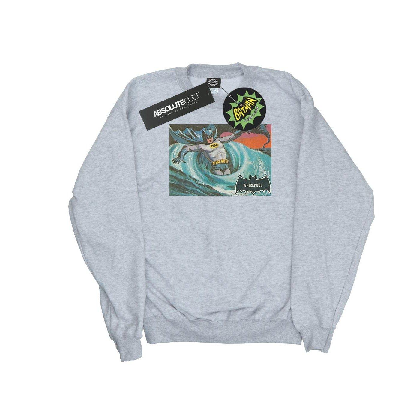 Batman Tv Series Whirlpool Sweatshirt Mädchen Grau 140/146 von DC COMICS