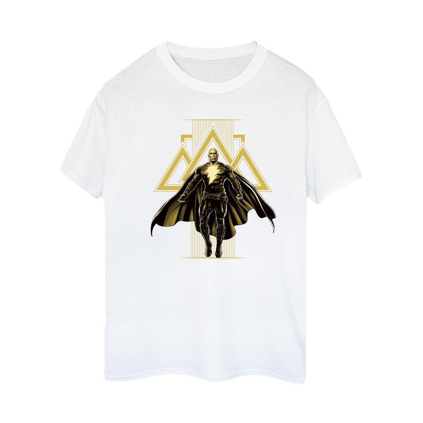 Black Adam Rising Golden Symbols Tshirt Damen Weiss 3XL von DC COMICS