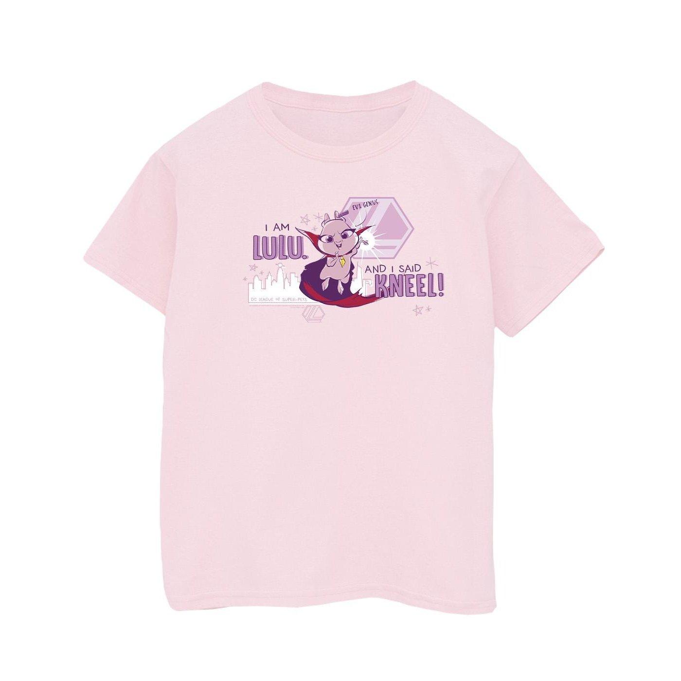 Dc League Of Superpets Lulu Evil Genius Tshirt Jungen Pink 128 von DC COMICS