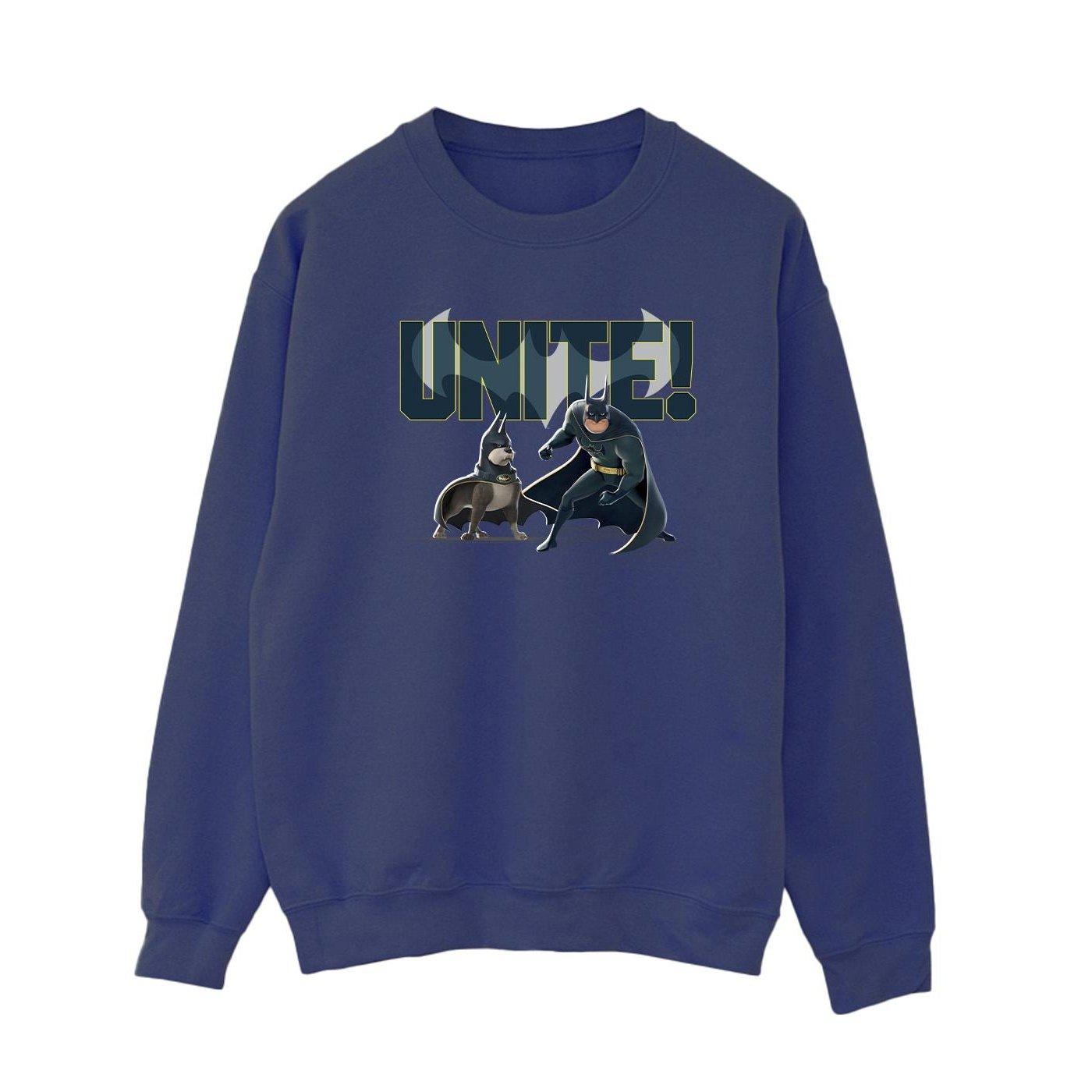 Dc League Of Superpets Unite Pair Sweatshirt Damen Marine S von DC COMICS