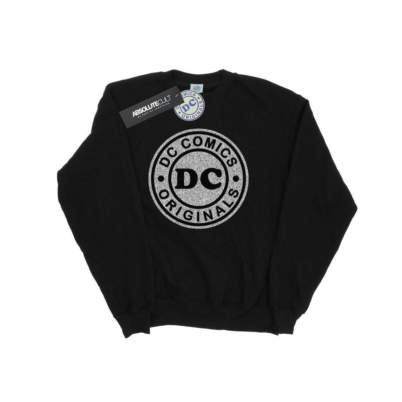 Dc Originals Crackle Logo Sweatshirt Mädchen Schwarz 152-158 von DC COMICS