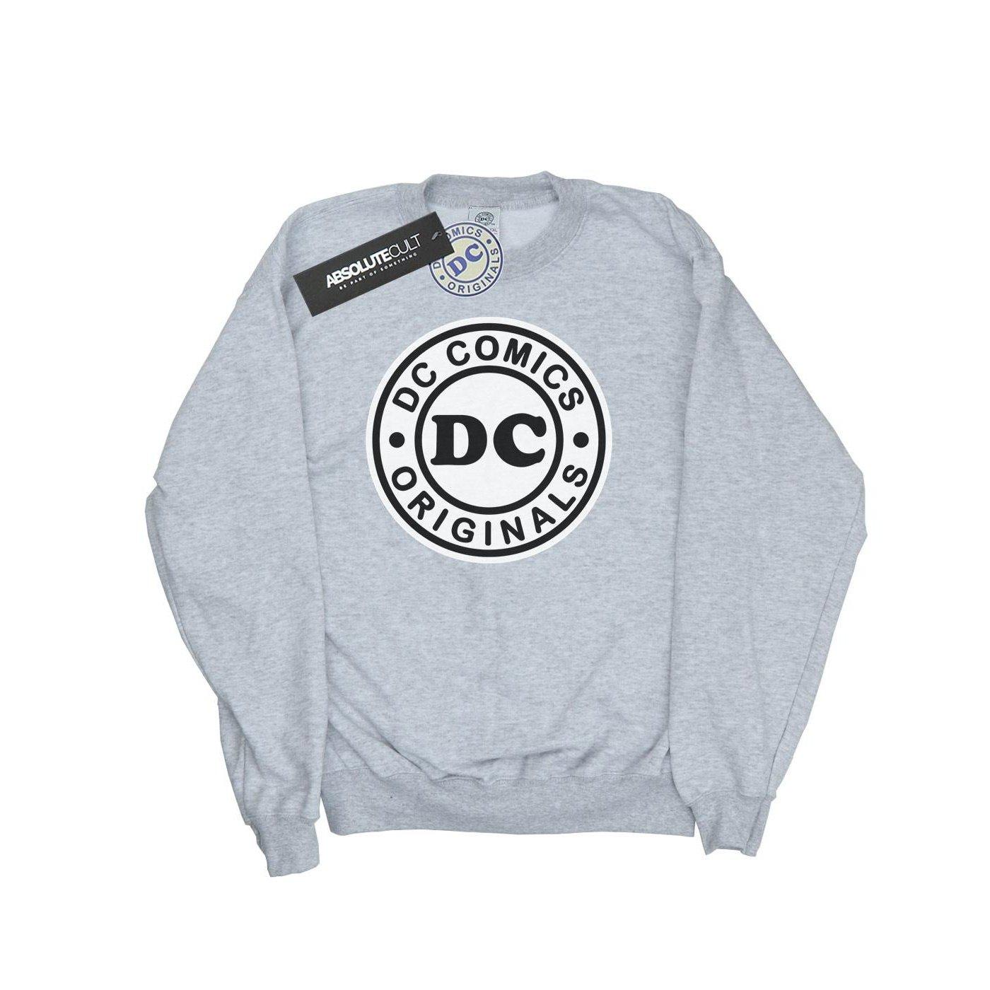 Dc Originals Logo Sweatshirt Jungen Grau 128 von DC COMICS