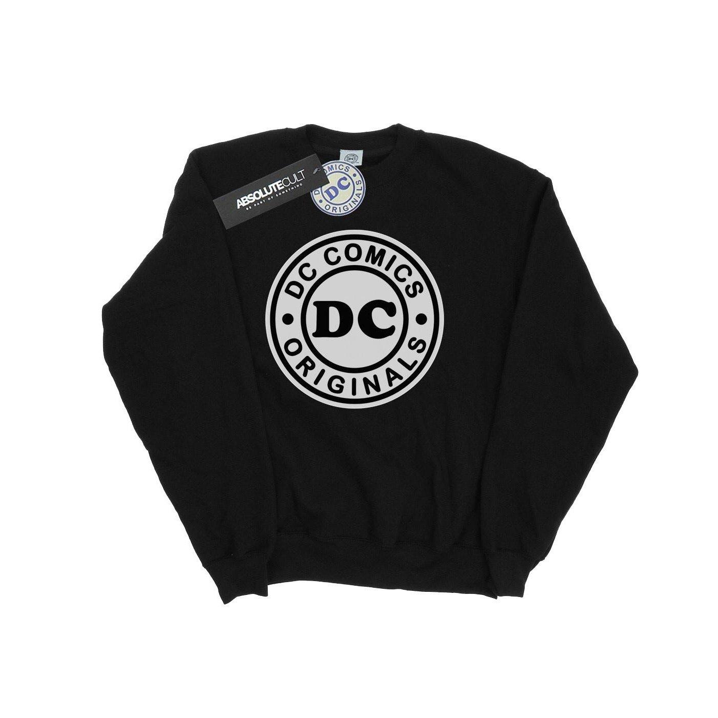 Dc Originals Logo Sweatshirt Jungen Schwarz 116 von DC COMICS