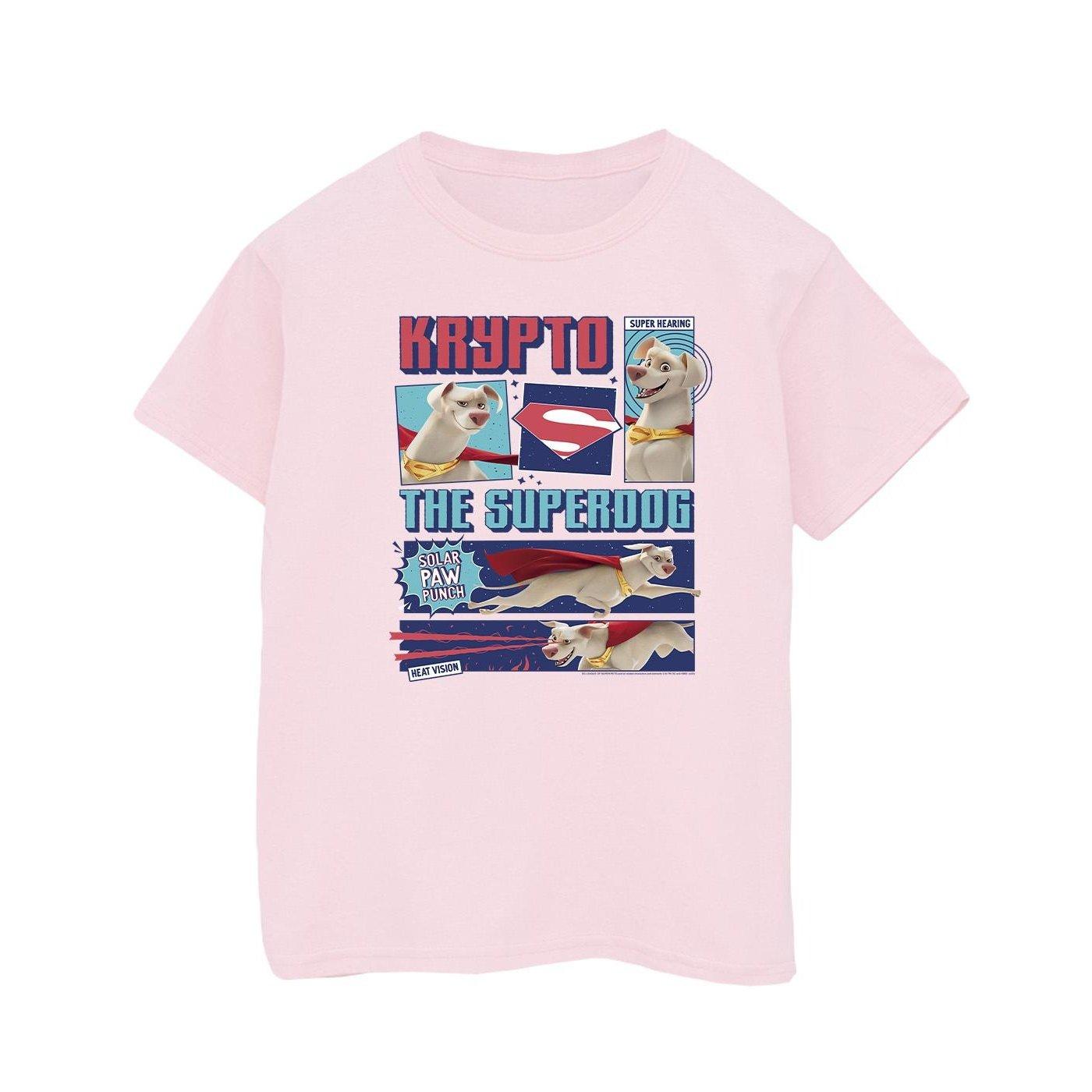 Dc Super Pets Krypto The Super Dog Tshirt Jungen Pink 104 von DC COMICS