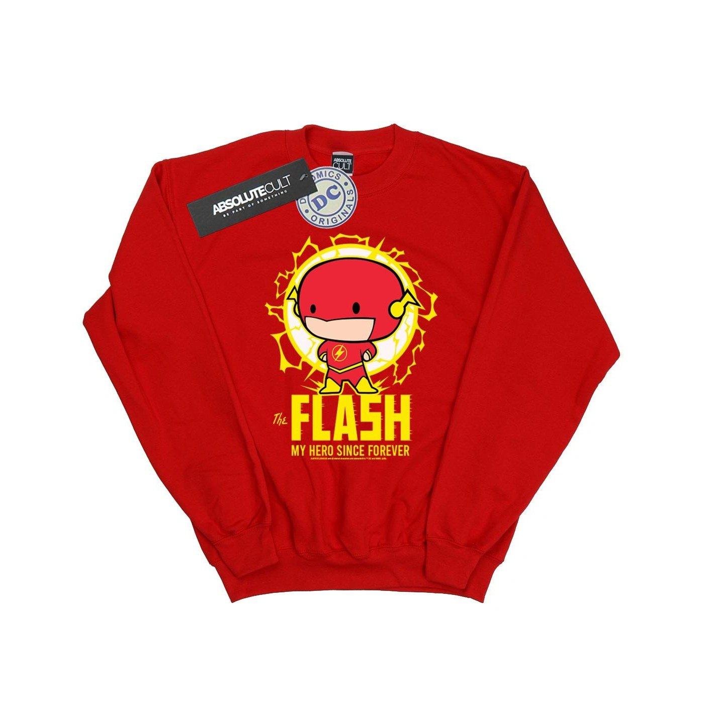 Flash My Hero Since Forever Sweatshirt Jungen Rot Bunt 116 von DC COMICS