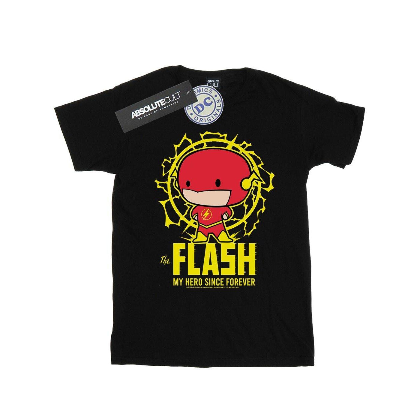 Flash My Hero Since Forever Tshirt Mädchen Schwarz 116 von DC COMICS
