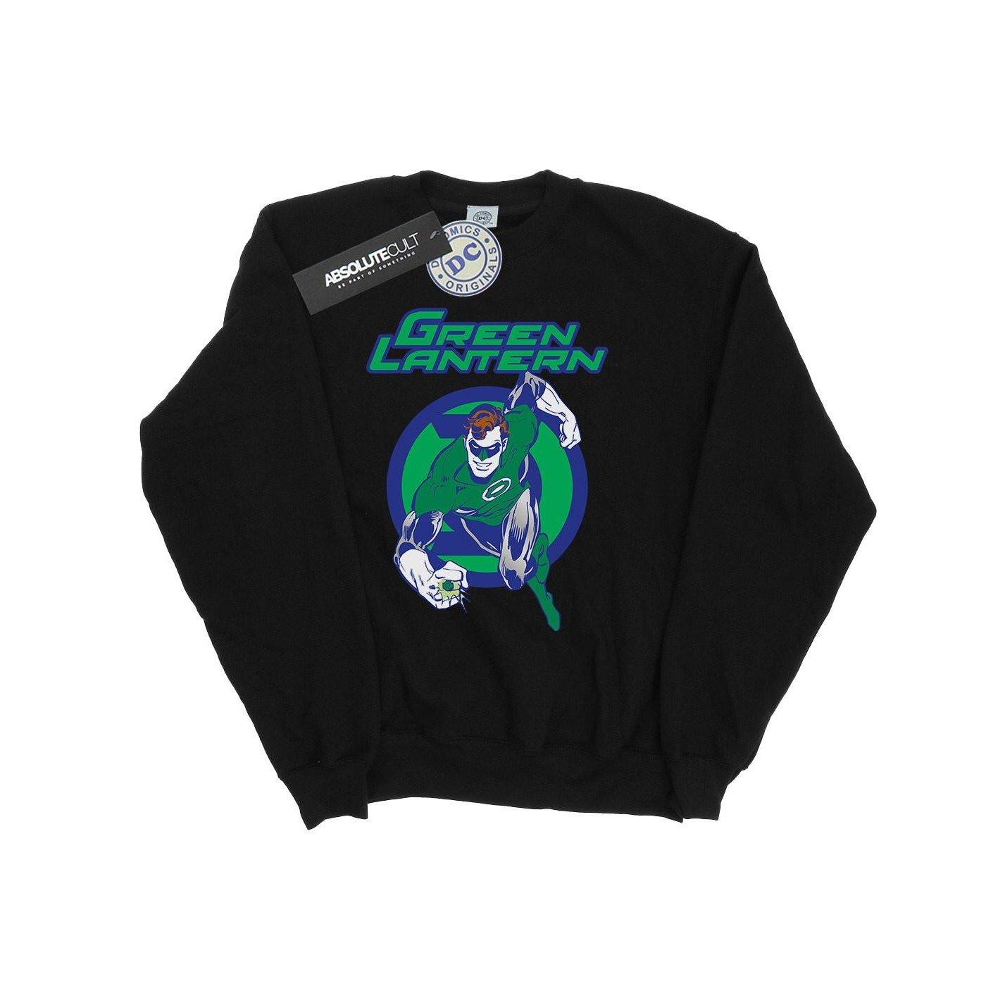 Green Lantern Leap Sweatshirt Mädchen Schwarz 140/146 von DC COMICS