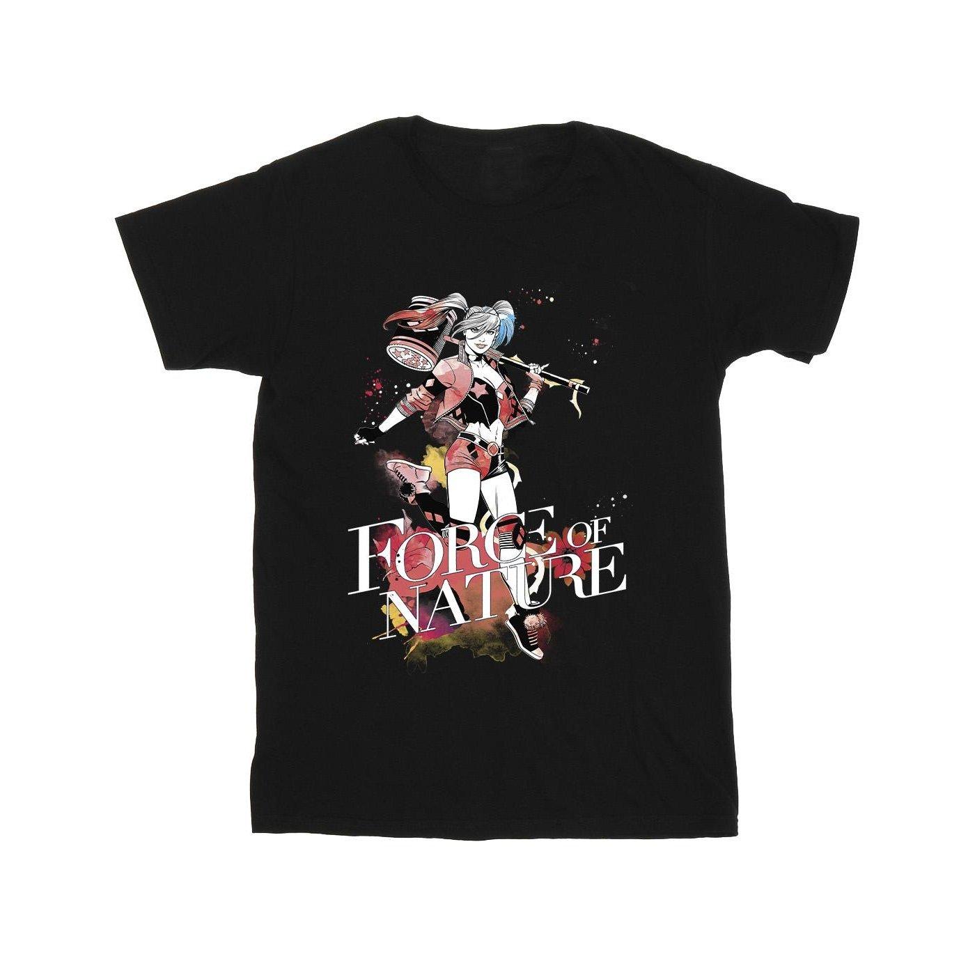 Harley Quinn Forces Of Nature Tshirt Mädchen Schwarz 116 von DC COMICS