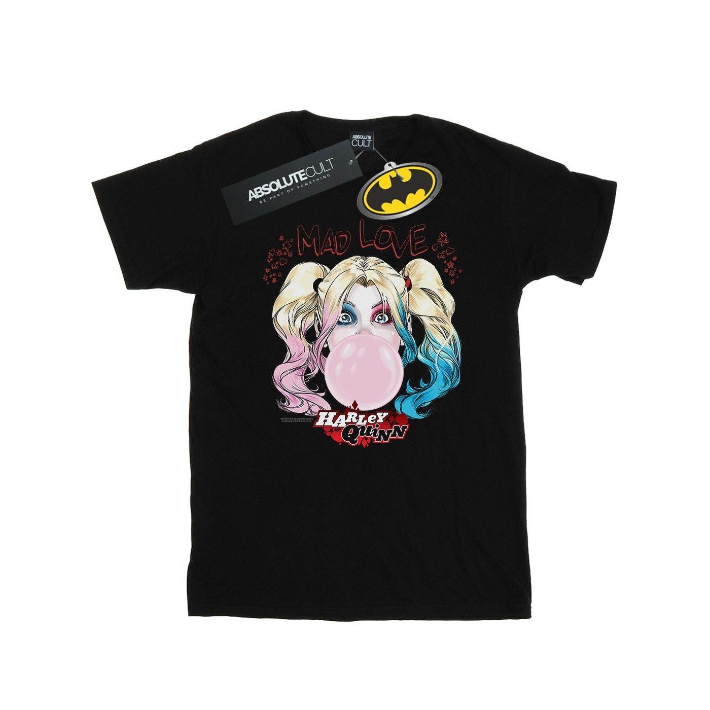 Harley Quinn Mad Love Tshirt Damen Schwarz 4XL von DC COMICS