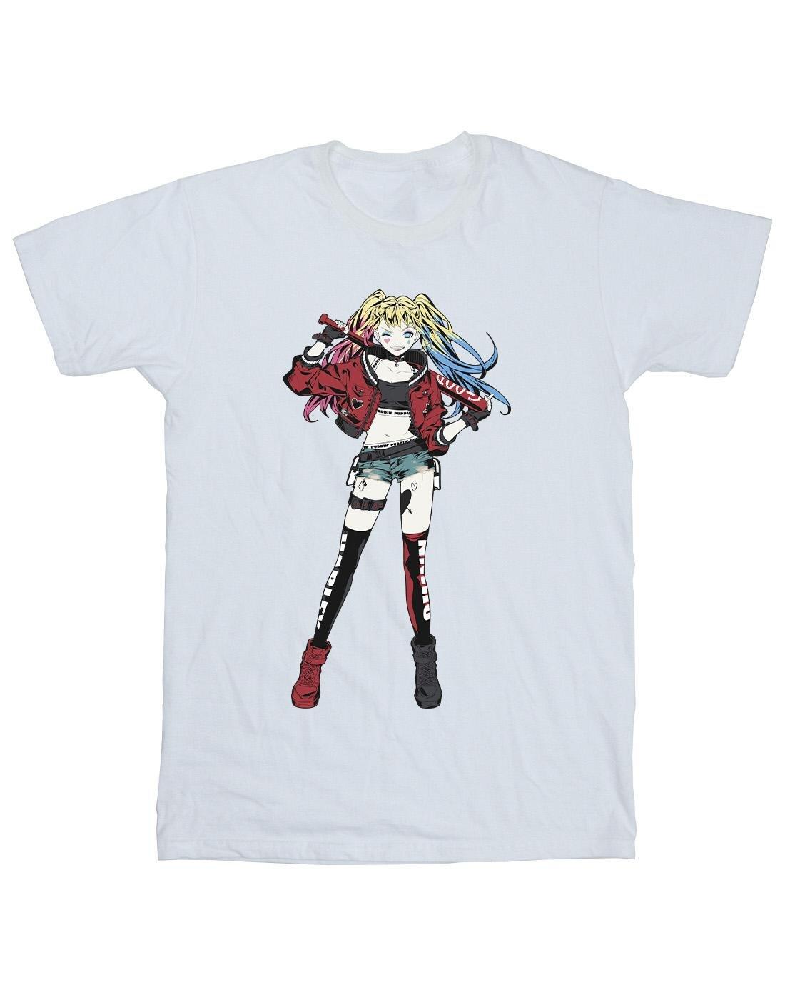 Harley Quinn Standing Pose Tshirt Herren Weiss L von DC COMICS