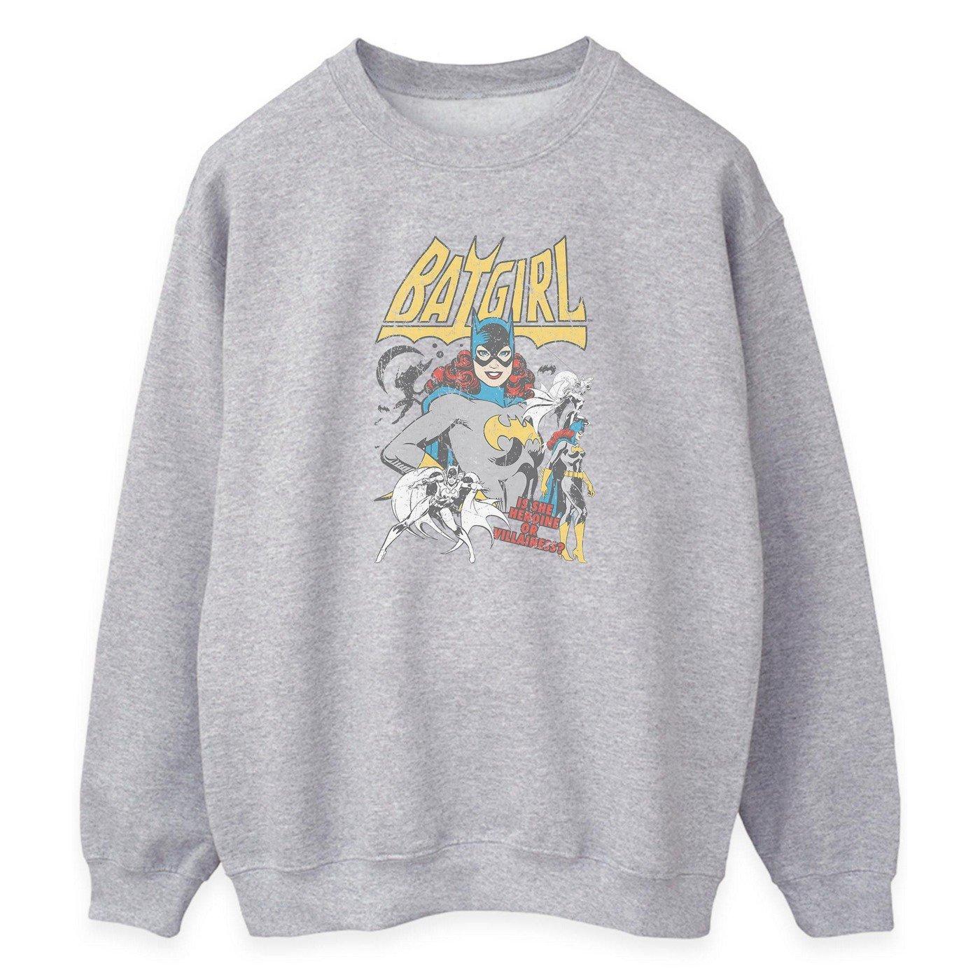 Heroine Or Villainess Sweatshirt Damen Grau XL von DC COMICS