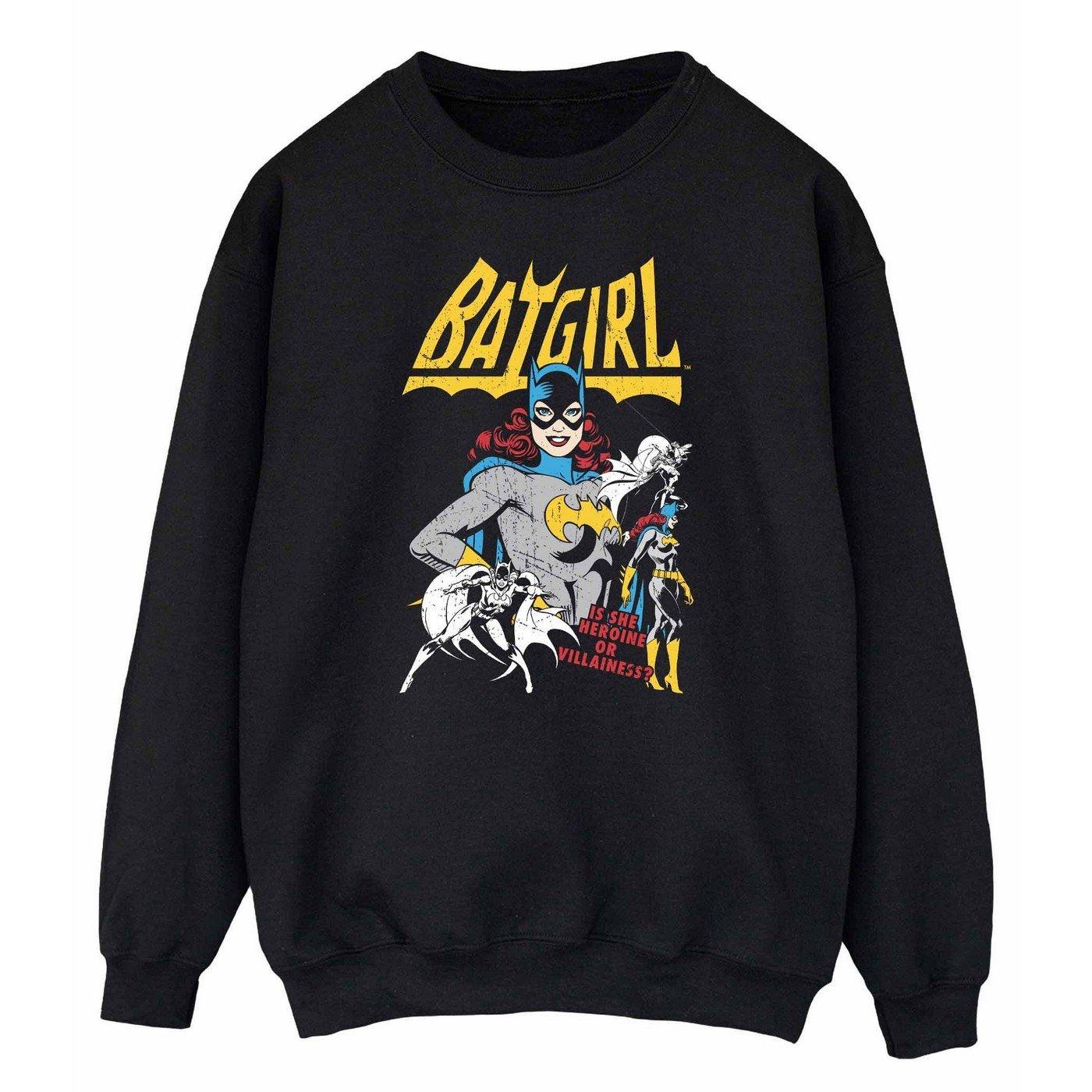 Heroine Or Villainess Sweatshirt Damen Schwarz S von DC COMICS