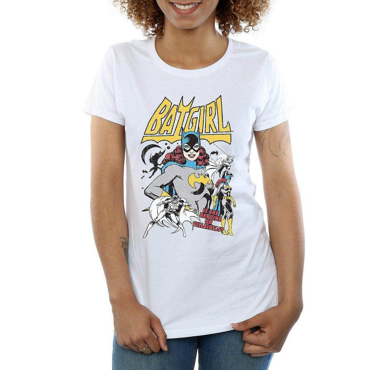 Heroine Or Villainess Tshirt Damen Weiss M von DC COMICS